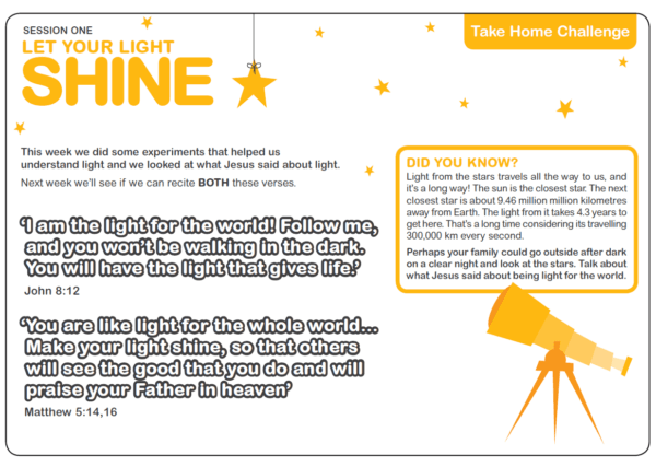 A Let Your Light Shine 6 week Curriculum - Image 4